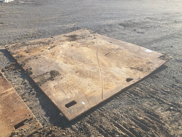 8 ft x 10 ft 0 in (1 in Thick) Road Steel Plates