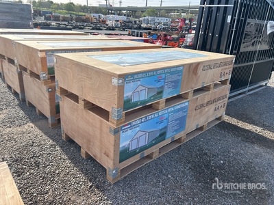 2025 AGR-MS2642 42 ft x 26 ft All Vertical Metal Garage Building (Unused)