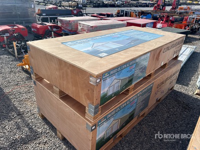 2025 AGR-MS2642    42 ft x 26 ft All Vertical Metal Garage Storage Building (Unused)