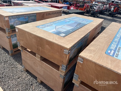 2025 AGR-MS2642    42 ft x 26 ft All Vertical Metal Garage Storage Building (Unused)