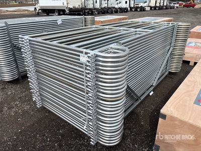 Quantity of (27) 9 ft 4 in x 5 ft Livestock Panel (Unused)