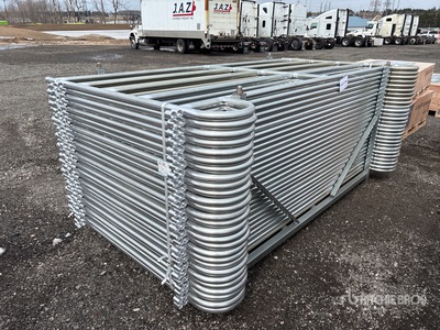 Quantity of (27) 9 ft 4 in x 5 ft Livestock Panel (Unused)