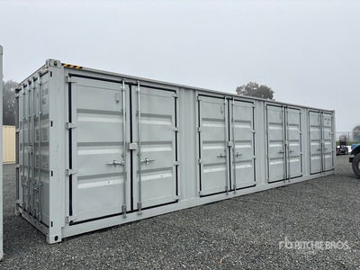2025 40 ft High Cube Multi-Door Storage Container