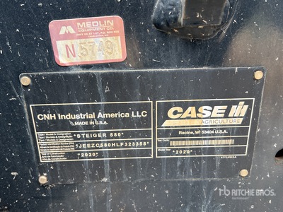 2020 Case IH Steiger 580 Scraper Tractor