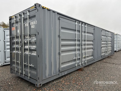 2025 40 ft High Cube Multi-Door Storage Container