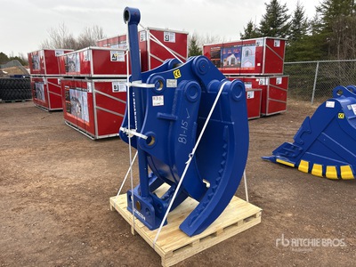 2026 Elephant JXJMQC320-N 44 in Excavator Grapple - Fits 18-24 ton (Unused)