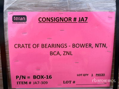 Quantity of Bearings