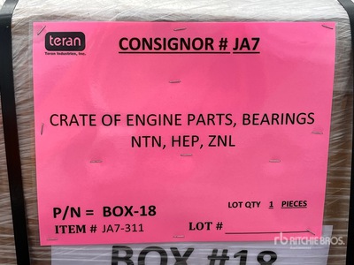 Quantity of Engine Parts and Bearings Varios