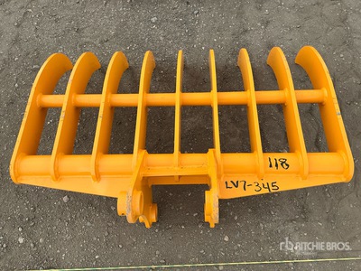 2026 GIYI Excavator Rake - Fits Cat 307 (Unused)