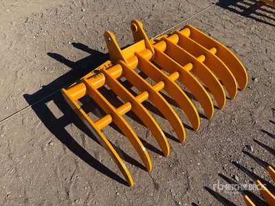 2026 GIYI 45 in Excavator Rake - Fits Cat 307 (Unused)
