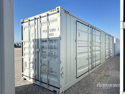 2025 40 ft High Cube Multi-Door Storage Container (Unused)