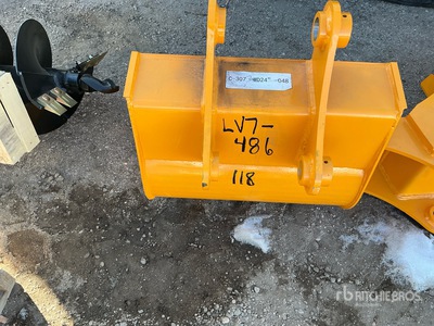 2026 GIYI GY-BK Excavator Bucket - Fits Cat 307 (Unused)