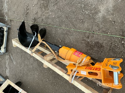 2026 GIYI Excavator Auger - Fits Cat 303 (Unused)