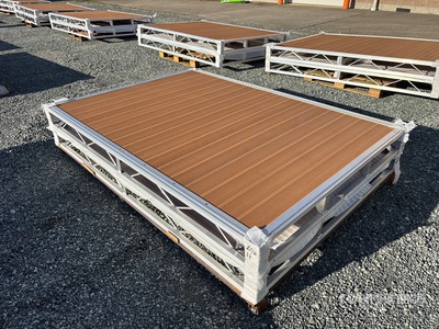 Quantity of (2) 2026 BYT BDF6 6 ft x 8 ft 5 Inch Aluminum Boat Dock Section Kit Divers - Équipement marine (Unused)