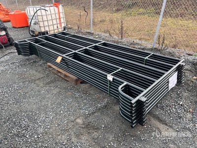 Quantity of (8) 2025 BYT RP120 12 ft Ranch Livestock Panel (Unused)