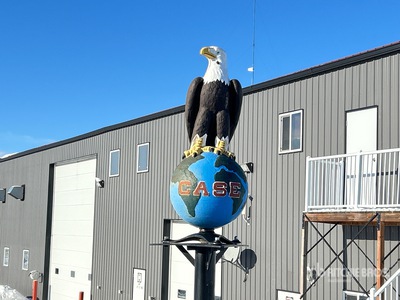 Case Eagle Cast Iron Old Abe Statue