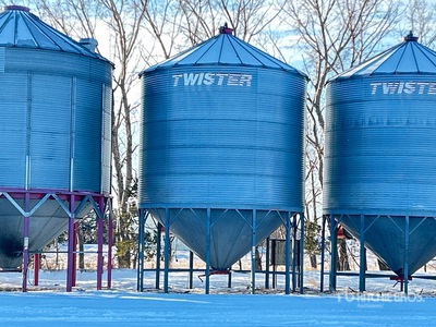 Twister +/- 4550 bu 5 Ring Hopper Trémie à grains