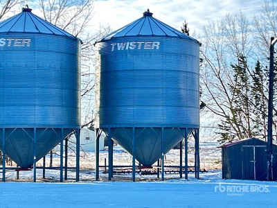 Twister +/- 4550 bu 5 Ring Hopper Trémie à grains
