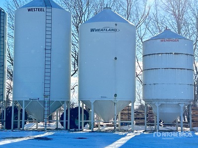 Meridian 1620 +/- 149 ton 4 Ring Fertilizer Hopper Trémie à grains