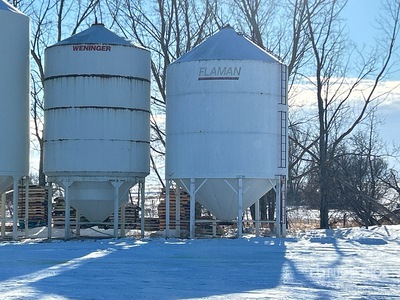 Bay Trail Steel 3 Ring Fertilizer Hopper Trémie à grains