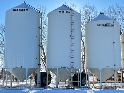 2009 Westeel 1624 Magnum F +/- 159 ton 6 Ring Fertilizer Hopper Pojemnik na ziarno
