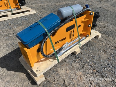 2026 JW JW450 Q/C Hydraulic Breaker - Fits 1 - 2 ton (Unused)