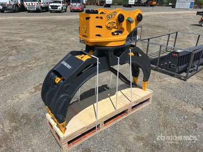 2026 JW JW04G Q/C Rotating Pinza para excavadora - Fits 4 - 8 ton (Unused)