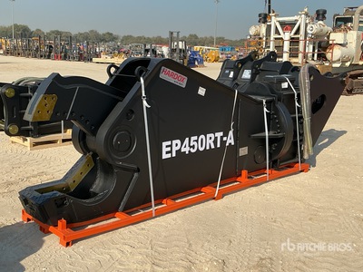 2026 Elephant EP450RT-A Hydraulic Rotating Demolition Shear - Fits 26 - 45 ton excavators (Unused)
