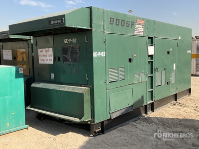 Denyo SA12V140 800 kVA Skid-Mounted Generator Set