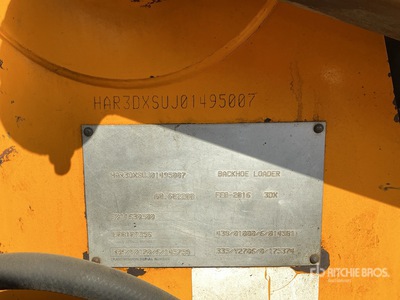 2016 JCB 3DX Backhoe Loader