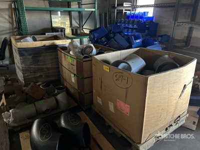 Quantity of (5) Pallets of Large QTY of Assorted S.S. Elbows and tees