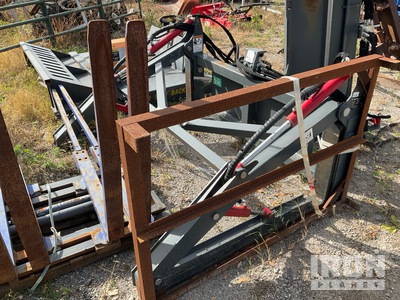 Raytree RPF48 48 in Pipe fork Skid Steer Forks - Fits Skid steer