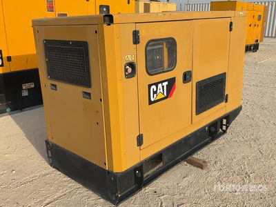 2017 Cat DE65E0 65 kVA Skid-Mounted Generator Set