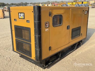 2015 CAT OLYMPIAN GEP110 110 kVA Skid-Mounted Generator Set