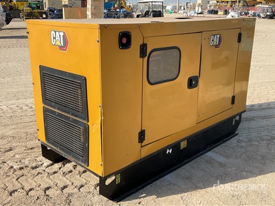 2020 Cat DE65EO 60 kVA Skid-Mounted Generator Set