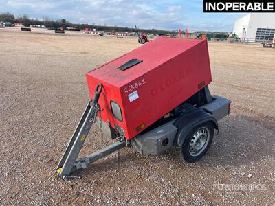 2017 Kaeser M20 Mobile Compresseur A Air 1 Essieu S/A Compressore (Inoperable)