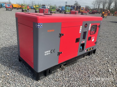 2026 STARVOX KC-50GF Skid-Mounted Generator Set (Unused)