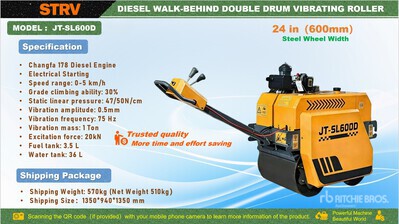 2025 STARVOX JT-SL600D Walk Behind Roller (Unused)