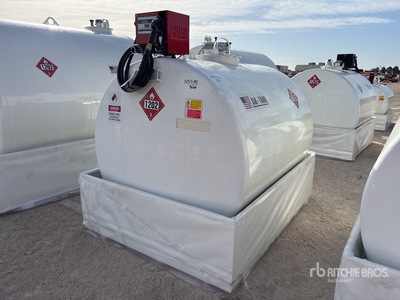 2025 AM Tank 1000 1050 gal Skid Mounted Steel Diesel Réservoir de carburant (Unused)