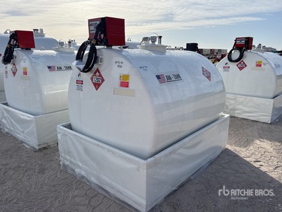 2025 AM Tank 1000 1050 gal Skid Mounted Steel Diesel Kraftstofftank (Unused)