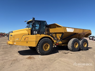 2019 Cat 745 Kiepwagen met knikbesturing