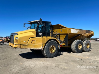 2019 Cat 745 Kiepwagen met knikbesturing