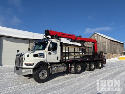 2022 Palfinger PW38001C 7900 lb Articulated Boom on 2024 Western Star 4700 8x4 Boom Truck