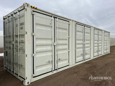 2025 40 ft High Cube Multi-Door Storage Container