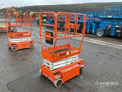 2017 Snorkel S3010E Electric Scissor Lift