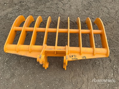 2026 GIYI Excavator Rake - Fits Cat 307 (Unused)