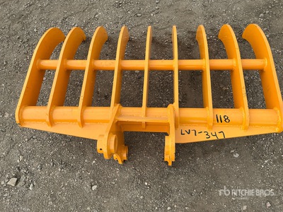 2026 GIYI Excavator Rake - Fits Cat 307 (Unused)