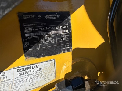 2003 Cat 420D 4x2 Chargeuse-pelleteuse