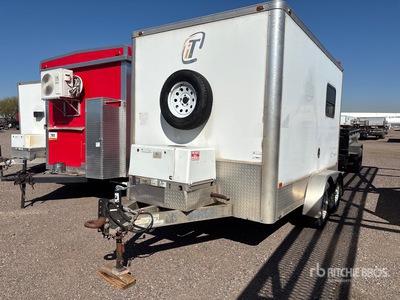 2018 Intech 12 ft T/A Splicing Enclosed Trailer