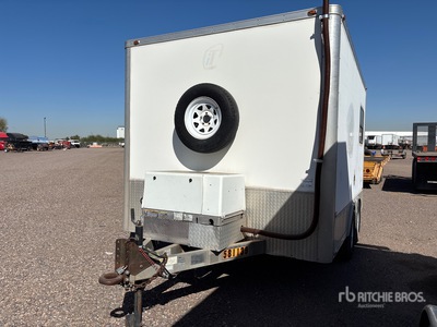 2015 Intech 12 ft T/A Splicing Enclosed Trailer